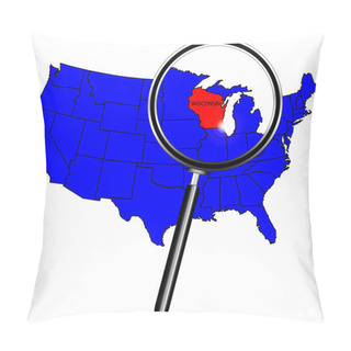 Personality  Wisconsin Pillow Covers