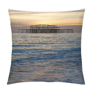 Personality  Old Pier In Brighton , England. Pillow Covers