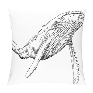 Personality  Blue Whale Pillow Covers