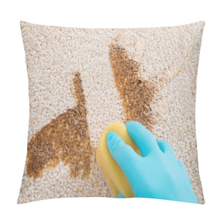 Personality  Person Cleaning Carpet Pillow Covers