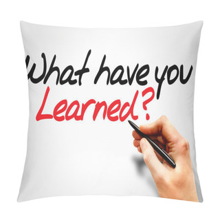 Personality  What Have You Learned? Pillow Covers