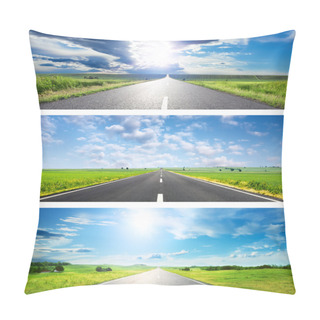 Personality  Set O The Three Spring Roads For Banners Pillow Covers