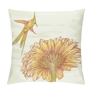 Personality  Bird And Flower Pillow Covers