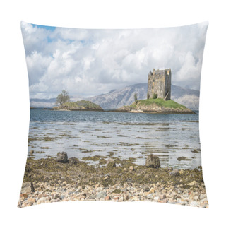 Personality  The Historic Castle Stalker In Argyll Pillow Covers