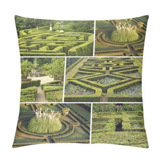 Personality  Collage With Italian Gardens Pillow Covers