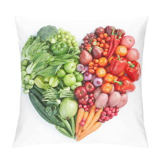 Personality  Green And Red Healthy Food Pillow Covers