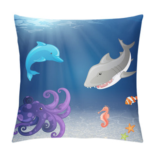 Personality  Marine Life Pillow Covers