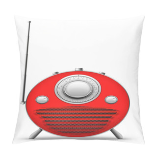 Personality  Red Radio Pillow Covers