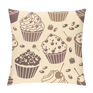 Personality  Cakes Pattern Pillow Covers
