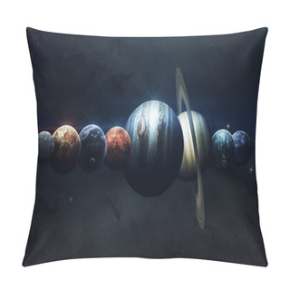 Personality  Earth, Mars, And Others. Science Fiction Space Wallpaper, Incred Pillow Covers