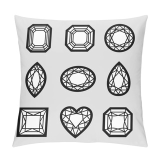 Personality  Diamonds Line Art Pillow Covers