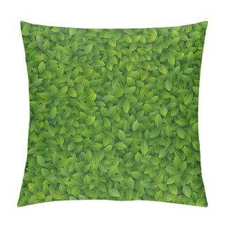 Personality Green Leaves Texture. Pillow Covers