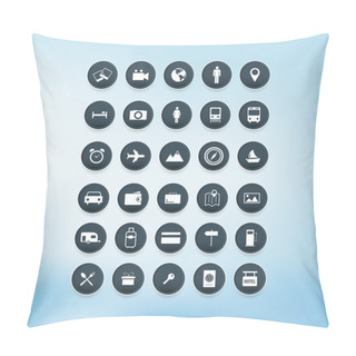 Personality  Vector Icon Set, Vector Illustration  Pillow Covers