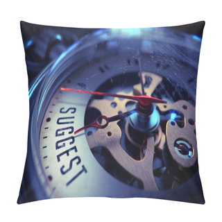 Personality  Suggest On Pocket Watch Face. Pillow Covers