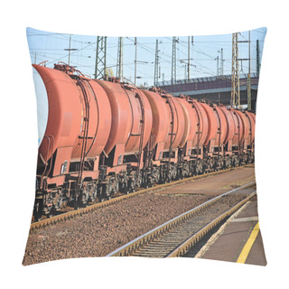 Personality  Oil Tanker Railway Carriages Pillow Covers