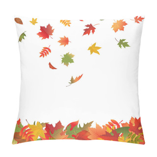 Personality  Falling Fall Leaves Pillow Covers