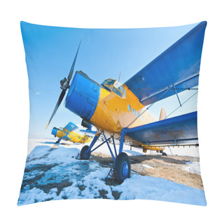 Personality  Vintage Airplanes Pillow Covers