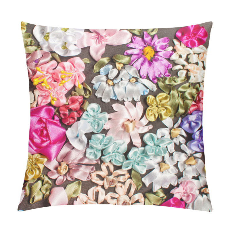 Personality  Ribbon Embroidery Pillow Covers