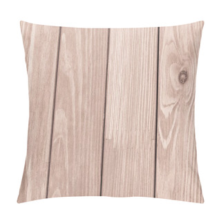 Personality  The Textured Wooden Surface Of Pale Brown Color Pillow Covers