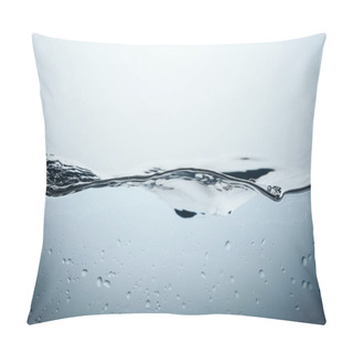 Personality  Background With Water Splash And Drops, Isolated On White Pillow Covers