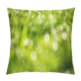 Personality  Blur Green Background Pillow Covers