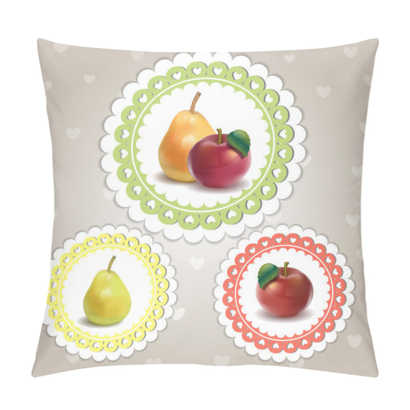 Personality  Colorful Set Of Fruit Pillow Covers