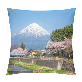 Personality  Mt. Fuji Viewed From Rural Shizuoka Prefecture  Pillow Covers