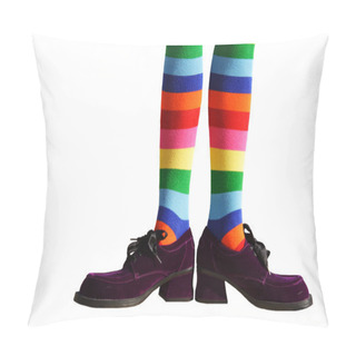 Personality  Clown Feet Isolated Pillow Covers