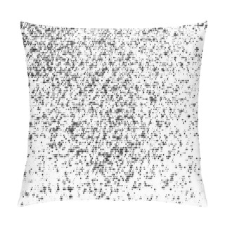 Personality  Black Halftone Dotted Backdrop. Pillow Covers