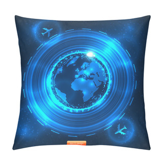 Personality  Future Travel Design Concept Pillow Covers