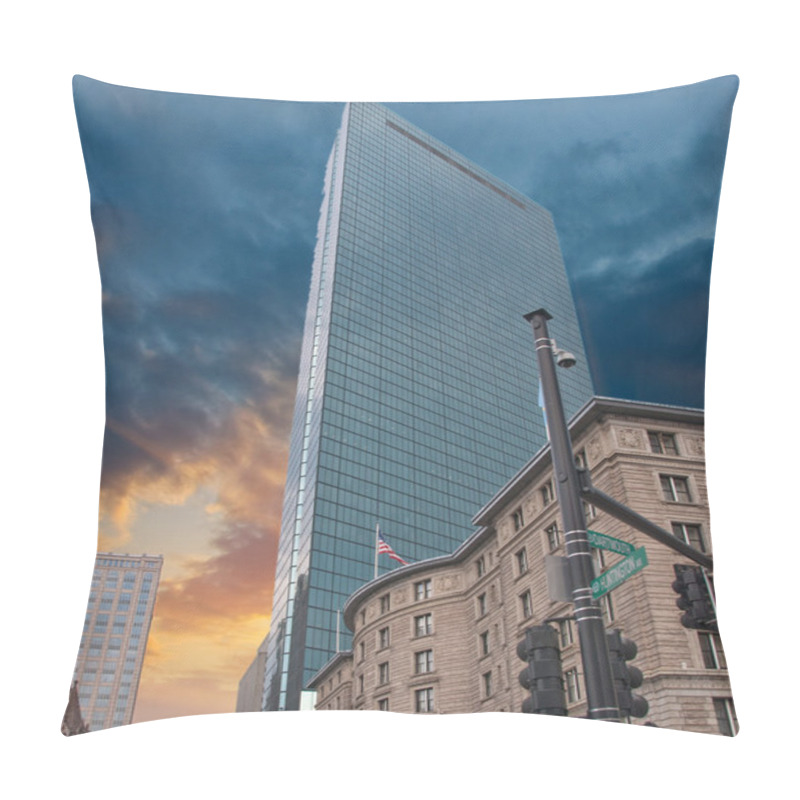 Personality  Buildings of Boston, Massachusetts pillow covers