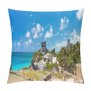 Personality  Mayan Ruins In Tulum Pillow Covers