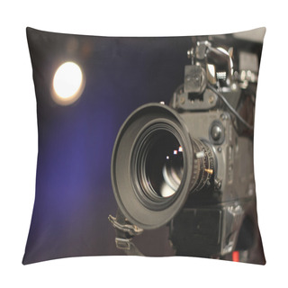 Personality  Camera In Tv Studio Pillow Covers