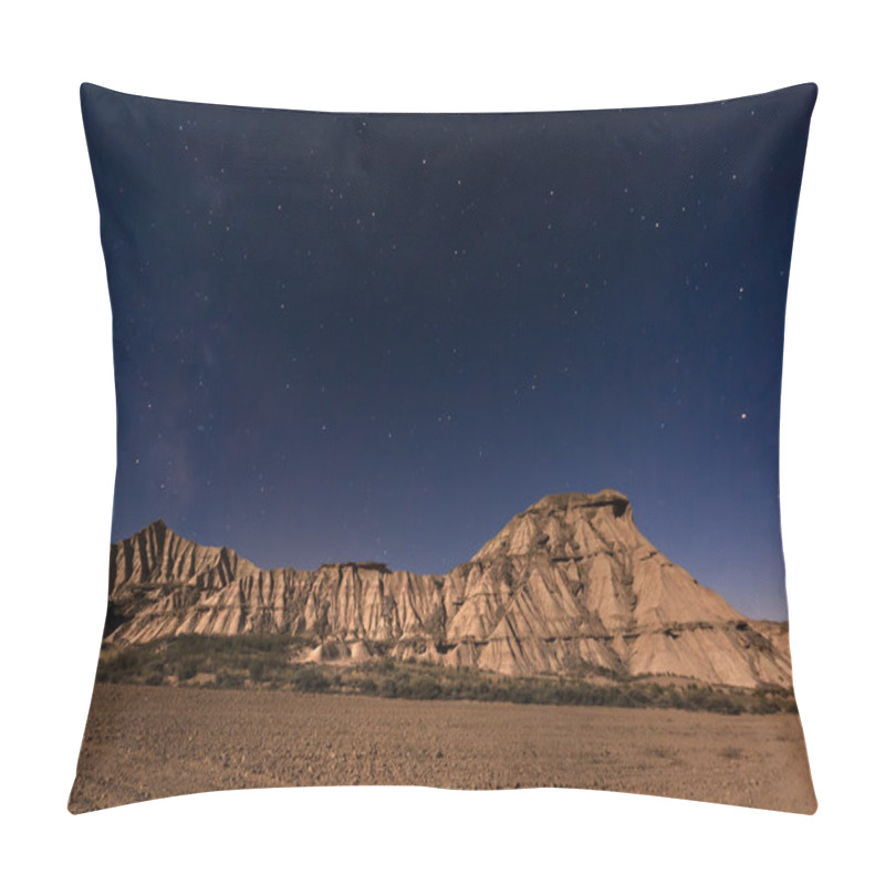 Personality  Night photo in Bardenas pillow covers