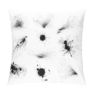 Personality  Ink Splat Set Pillow Covers