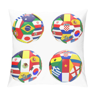 Personality  Football World Cup Pillow Covers