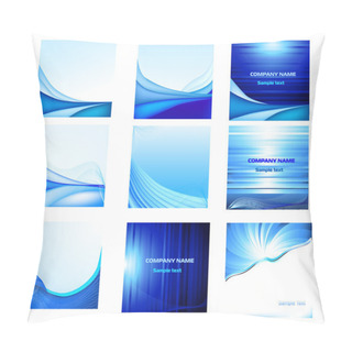Personality  Abstract Vector Background Set Pillow Covers