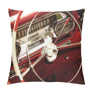 Personality  Vintage Car Interior. Pillow Covers