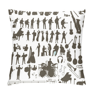 Personality  Music Vector Pillow Covers