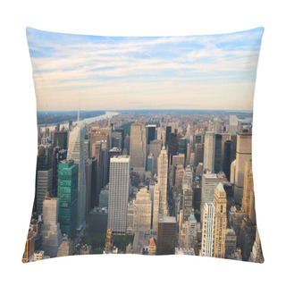 Personality  New York City Manhattan Midtown Pillow Covers