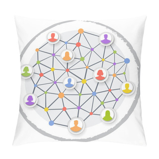 Personality  Global Network Pillow Covers