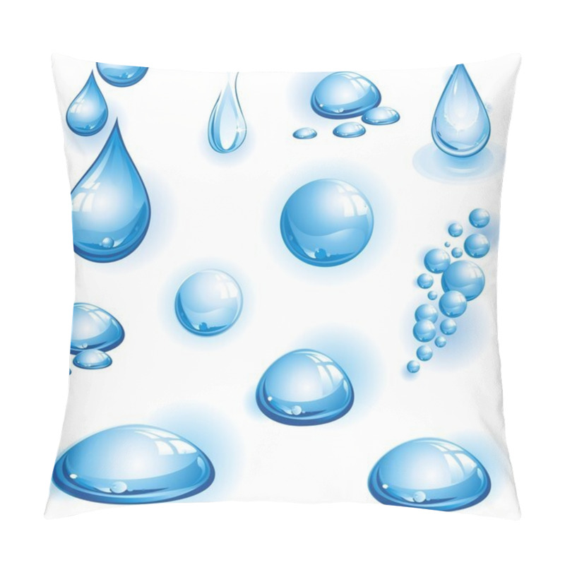 Personality  Set Of Water Drops. Pillow Covers