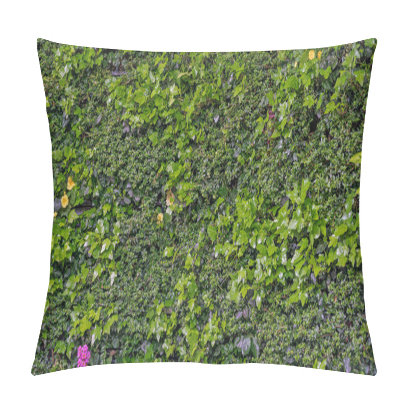 Personality  Green Wall With Plants, Vertical Gardening Pillow Covers