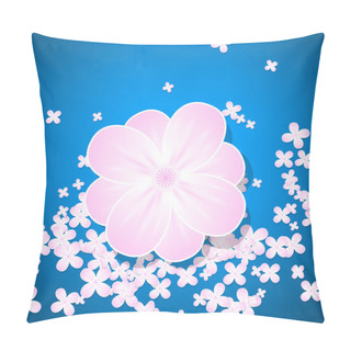 Personality  Abstract Colorful Flowers Vector Background Pillow Covers