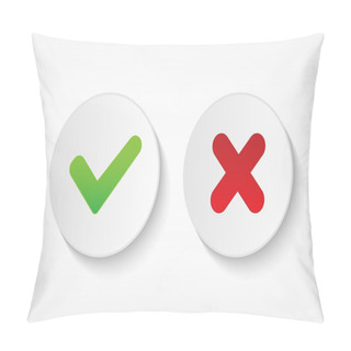 Personality  Check Mark Icons Pillow Covers