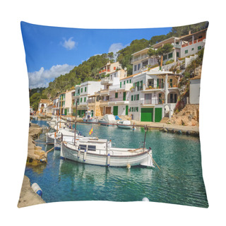 Personality  Fishermen Village Cala Figuera, Mallorca, Spain Pillow Covers