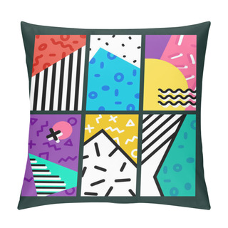 Personality  Geometric Design Backgrounds Pack Pillow Covers