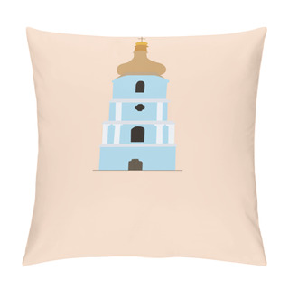 Personality  Illustration Of St Sophia Cathedral In Kyiv, Ukraine  Pillow Covers