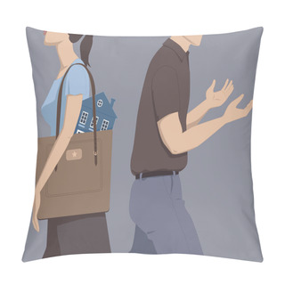 Personality  Divorce And Division Of Assets Pillow Covers