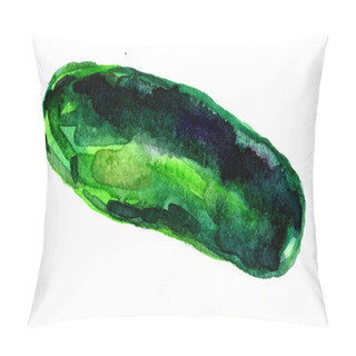 Personality  Cucmber Watercolour Drawing Pillow Covers